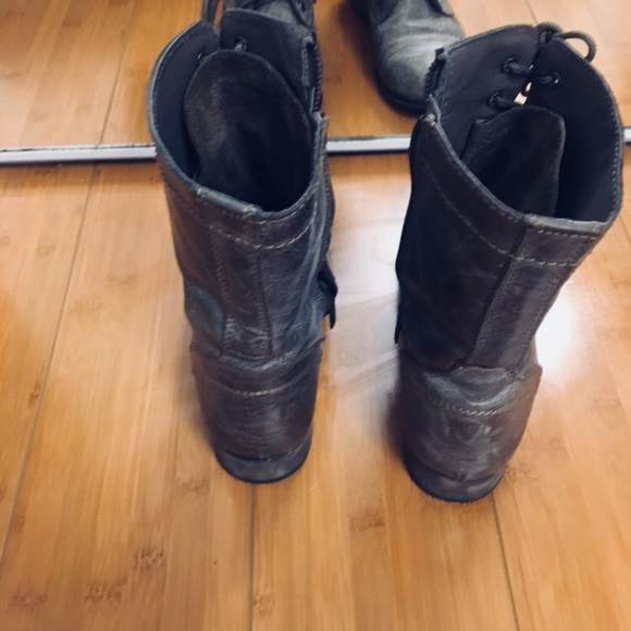 Steve Madden Grey combat boots - Picture 4 of 5